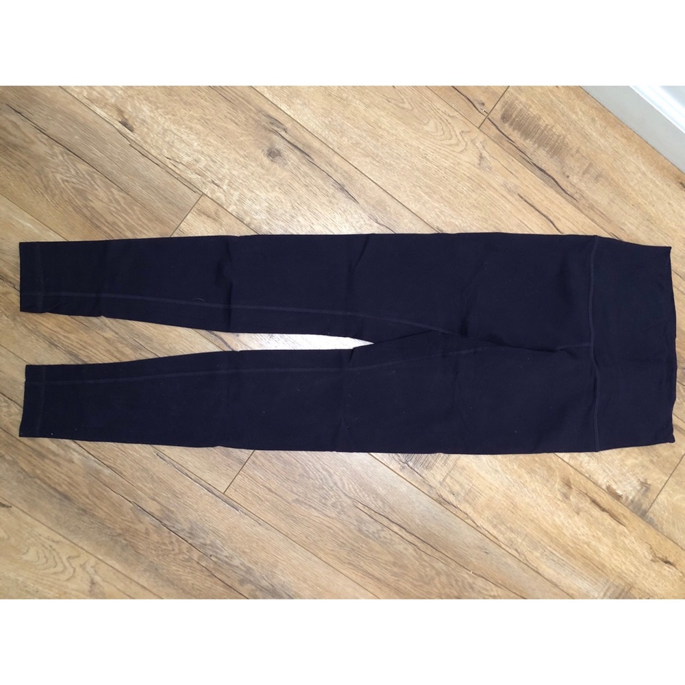 Lululemon high times, dark purple leggings, 6